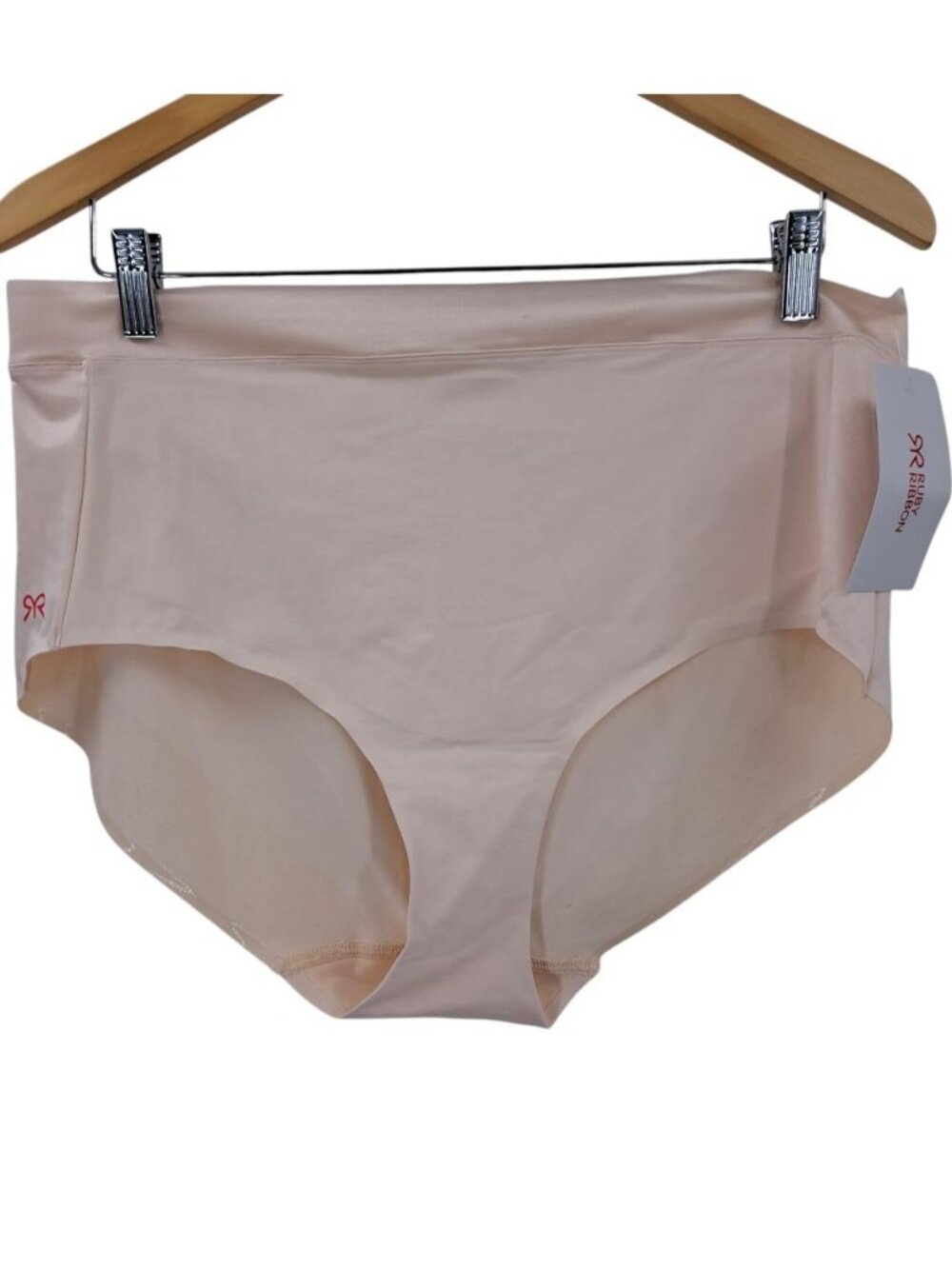 Ruby Ribbon Athena Shaping Briefs Size 2XL Shapewear Full Stomach Pull On Beige